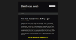 Desktop Screenshot of blackfemalemuscle.com