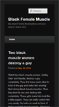 Mobile Screenshot of blackfemalemuscle.com